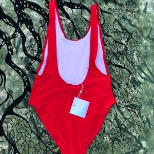 NWT!! Miss guided red one piece ❤️